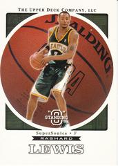 Rashard Lewis #74 Basketball Cards 2003 Upper Deck Standing O Prices