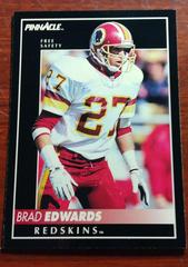 Corect Image | Brad Edwards Football Cards 1992 Pinnacle