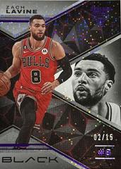 Zach LaVine [Amethyst] #11 Basketball Cards 2022 Panini Black Prices