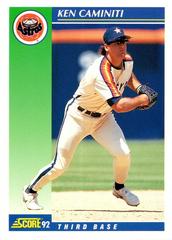 Ken Caminiti #69 Baseball Cards 1992 Score Prices