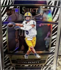 Kenny Pickett [Zebra] Football Cards 2022 Panini Select Draft Picks Prices