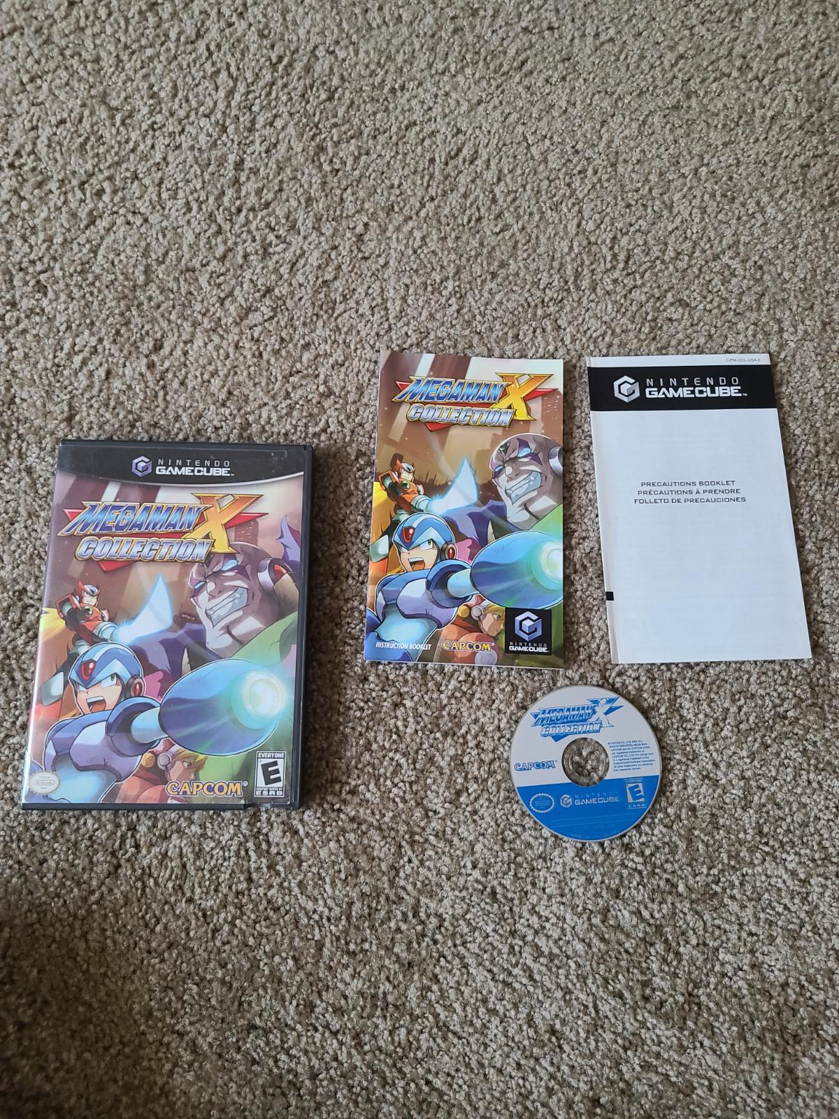 Mega Man X Collection Item, Box, and Manual Gamecube