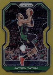 Jayson Tatum [Gold Prizm] Basketball Cards 2020 Panini Prizm Prices