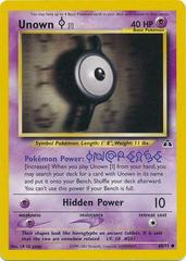 Unown [U] 51/75 - Neo Discovery 1st Edition - Game Nerdz