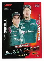 Lance Stroll, Sebastian Vettel #42 Racing Cards 2021 Topps Turbo Attax Formula 1 Prices