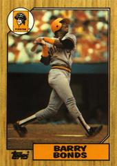Barry Bonds Baseball Cards 1987 Topps Tiffany Prices