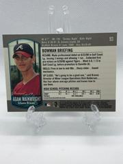 Back Of Card | Adam Wainwright Baseball Cards 2000 Bowman Draft Picks