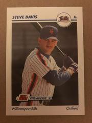Steve Davis #629 Baseball Cards 1991 Impel Line Drive Pre Rookie AA Prices
