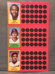 Ben Oglivie, Carney Lansford, Roy Smalley #7, 25, 43 Baseball Cards 1981 Topps Scratch Offs Prices