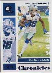 CeeDee Lamb [Blue] Football Cards 2020 Panini Chronicles Prices