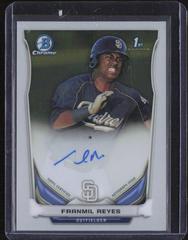 Franmil Reyes #FR Baseball Cards 2014 Bowman Chrome Autograph Prospects Prices
