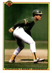 Rickey Henderson #457 Baseball Cards 1990 Bowman Prices