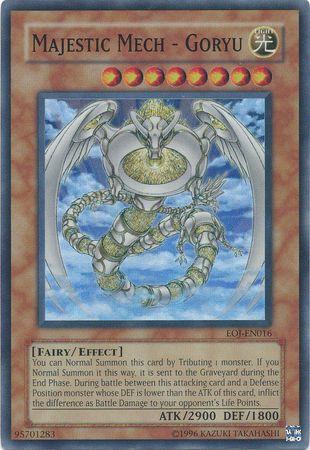 Majestic Mech - Goryu EOJ-EN016 YuGiOh Enemy of Justice