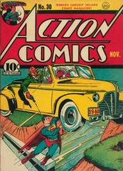 Action Comics #30 (1940) Comic Books Action Comics Prices