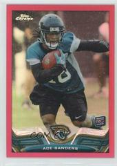Ace Sanders [Pink Refractor] #79 Football Cards 2013 Topps Chrome Prices