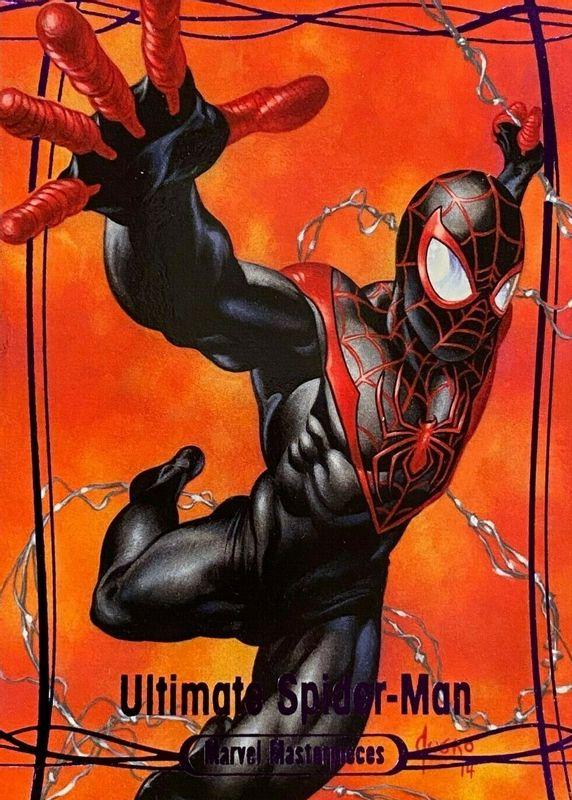 Ultimate Spider-Man [Purple Foil] #1 Marvel 2016 Masterpieces