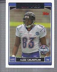 Alge Crumpler #297 Football Cards 2006 Topps Prices
