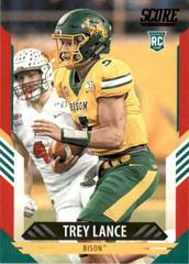 Trey Lance [Red] Football Cards 2021 Panini Score Prices