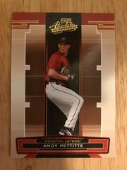Andy Pettitte Baseball Cards 2005 Playoff Absolute Memorabilia Prices