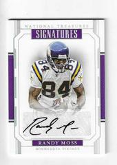 Randy Moss Football Cards 2018 National Treasures Signatures Prices