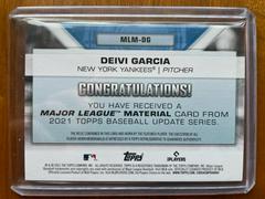 Back | Deivi Garcia Baseball Cards 2021 Topps Major League Material Relics