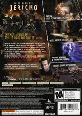 Back Cover | Jericho Xbox 360