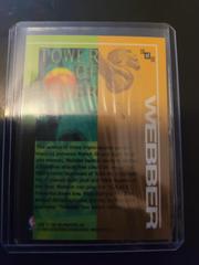 Webber Back | Chris Webber Basketball Cards 1996 Fleer Tower of Power