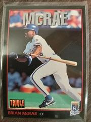 Brian McRae #21 Baseball Cards 1993 Panini Donruss Triple Play Prices
