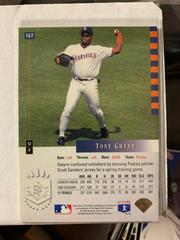 Reverse Of Tony Gwynn Error Card | Tony Gwynn [Error Photo Is Tracy Sanders] Baseball Cards 1993 SP