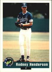 Rodney Henderson Baseball Cards 1992 Classic Draft Picks Prices