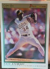 Dave Stewart #115 Baseball Cards 1991 O Pee Chee Premier Prices
