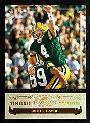 Brett Favre [Timeless Tributes Gold] #38 Football Cards 2006 Panini Donruss Classics Prices