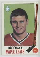 Brit Selby Hockey Cards 1969 Topps Prices