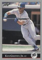 Ken Griffey Jr #24 Baseball Cards 1992 Leaf Preview Prices