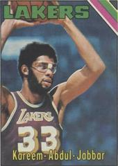 Kareem Abdul-Jabbar Basketball Cards 1975 Topps Prices
