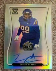 Curtis Weaver #BA-CW1 Football Cards 2020 Leaf Metal Draft Autographs Prices