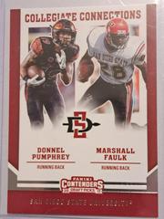 Donnel Pumphrey   Marshall Faulk ##8 Football Cards 2017 Panini Contenders Draft Picks Collegiate Connections Prices