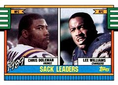Chris Doleman, Lee Williams Football Cards 1990 Topps Prices