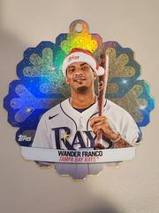 Wander Franco #MLBDC-11 Baseball Cards 2023 Topps Holiday Oversized Die Cut Ornament Prices
