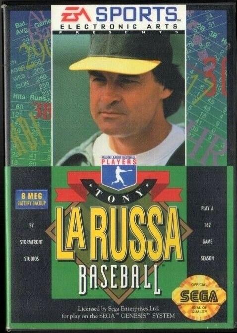 Tony La Russa Baseball PAL Sega Mega Drive