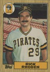 Rick Rhoden Baseball Cards 1987 Topps Prices