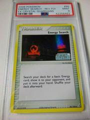 Energy Search [Reverse Holo] #86 Pokemon Crystal Guardians Prices
