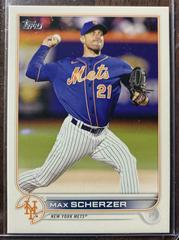 Max Scherzer [Advanced Stats] #US1 Baseball Cards 2022 Topps Update Prices