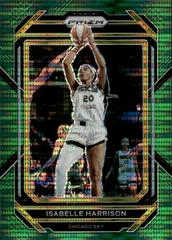 Isabelle Harrison [Green Pulsar] #101 Basketball Cards 2023 Panini Prizm WNBA Prices
