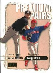 Doug Davis, Aaron Myette #243 Baseball Cards 2000 Skybox Prices