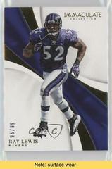 Ray Lewis #9 Football Cards 2017 Panini Immaculate Collection Prices