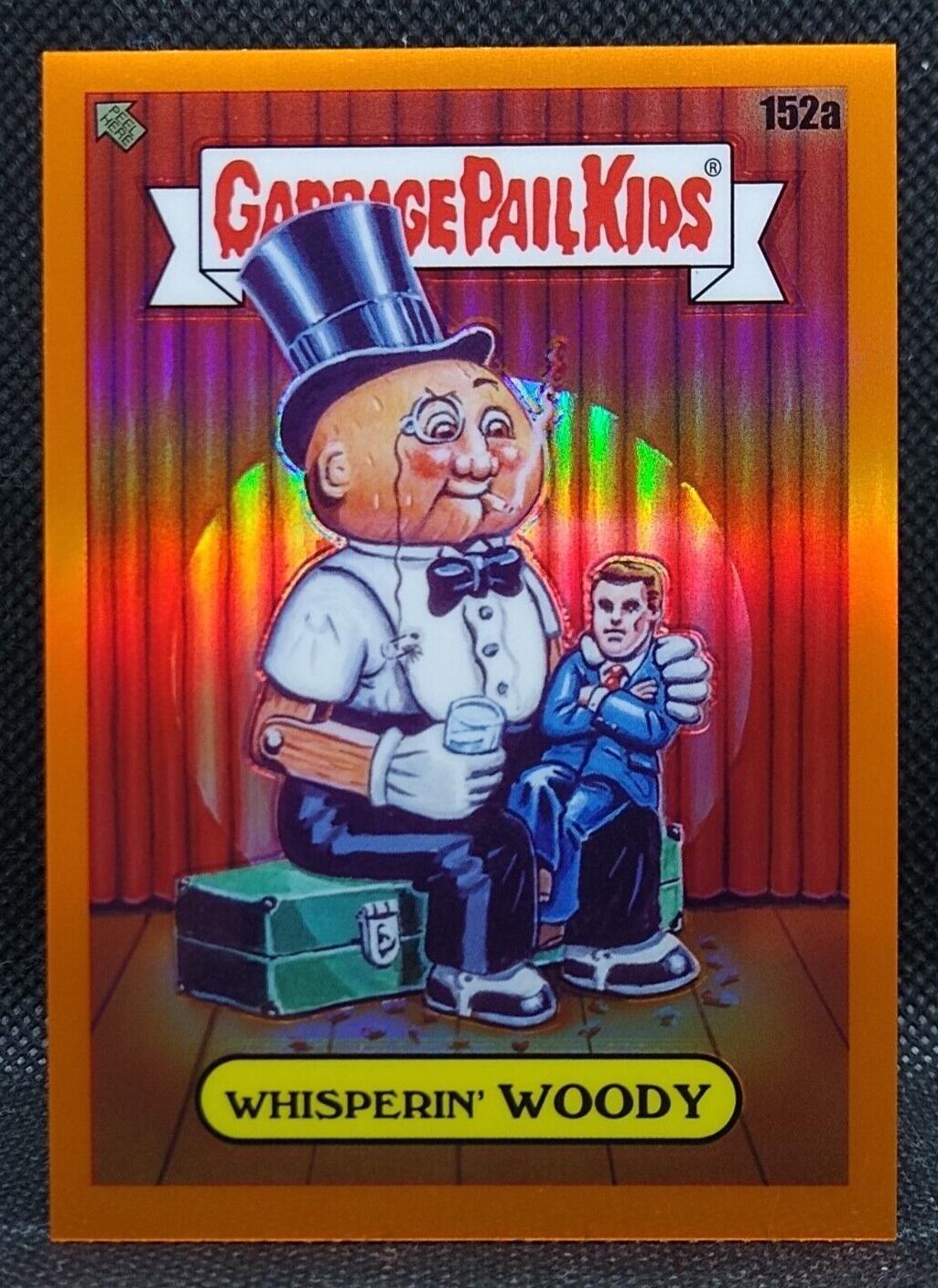 WHISPERIN' WOODY [Orange] #152a 2021 Garbage Pail Kids Chrome