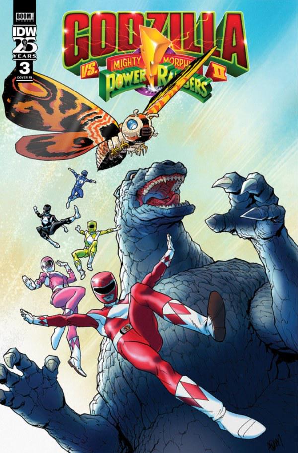 Godzilla vs. the Mighty Morphin Power Rangers II [Gorham] #3 (2024) Comic Books Godzilla vs. the Mighty Morphin Power Rangers II