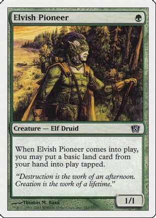 Elvish Pioneer [Foil] Magic 8th Edition