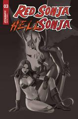 Red Sonja / Hell Sonja [Leirix Black White] #3 (2023) Comic Books Red Sonja / Hell Sonja Prices
